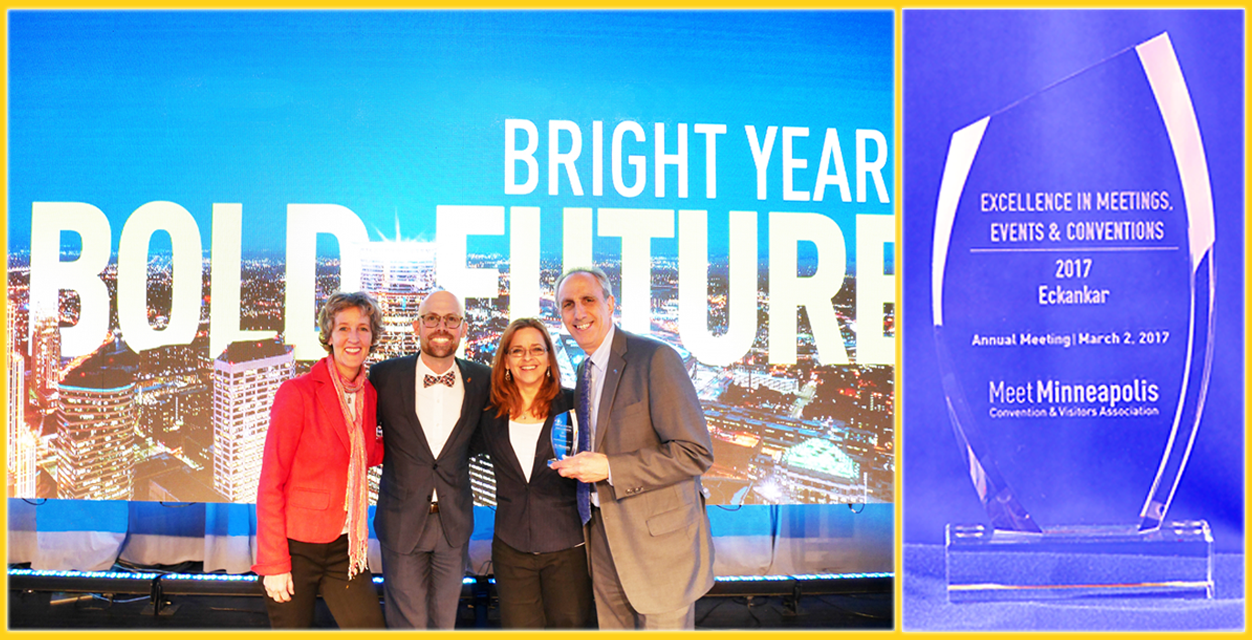 ECKANKAR, Eckankar Seminars, Harold Klemp, Award, Meet Minneapolis Convention and Visitors Association